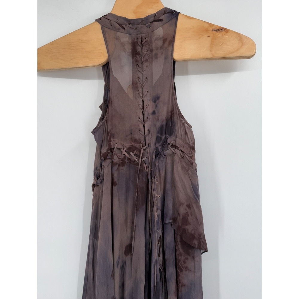 ALLSAINTS Spitalfields Zohra Silk Maxi Dress Jacks Place NWT Sz 12 (us 8)Flawed! - Picture 10 of 12